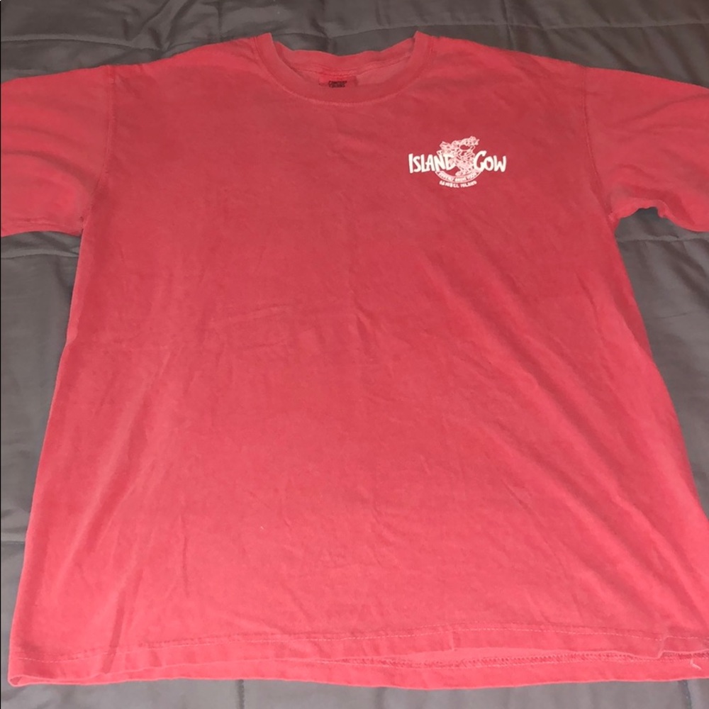 Men’s Red Comfort Colors Tee